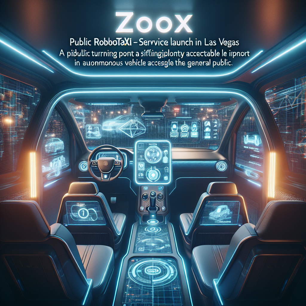 Amazon's Zoox Launches Groundbreaking Autonomous Ride Service in Las Vegas