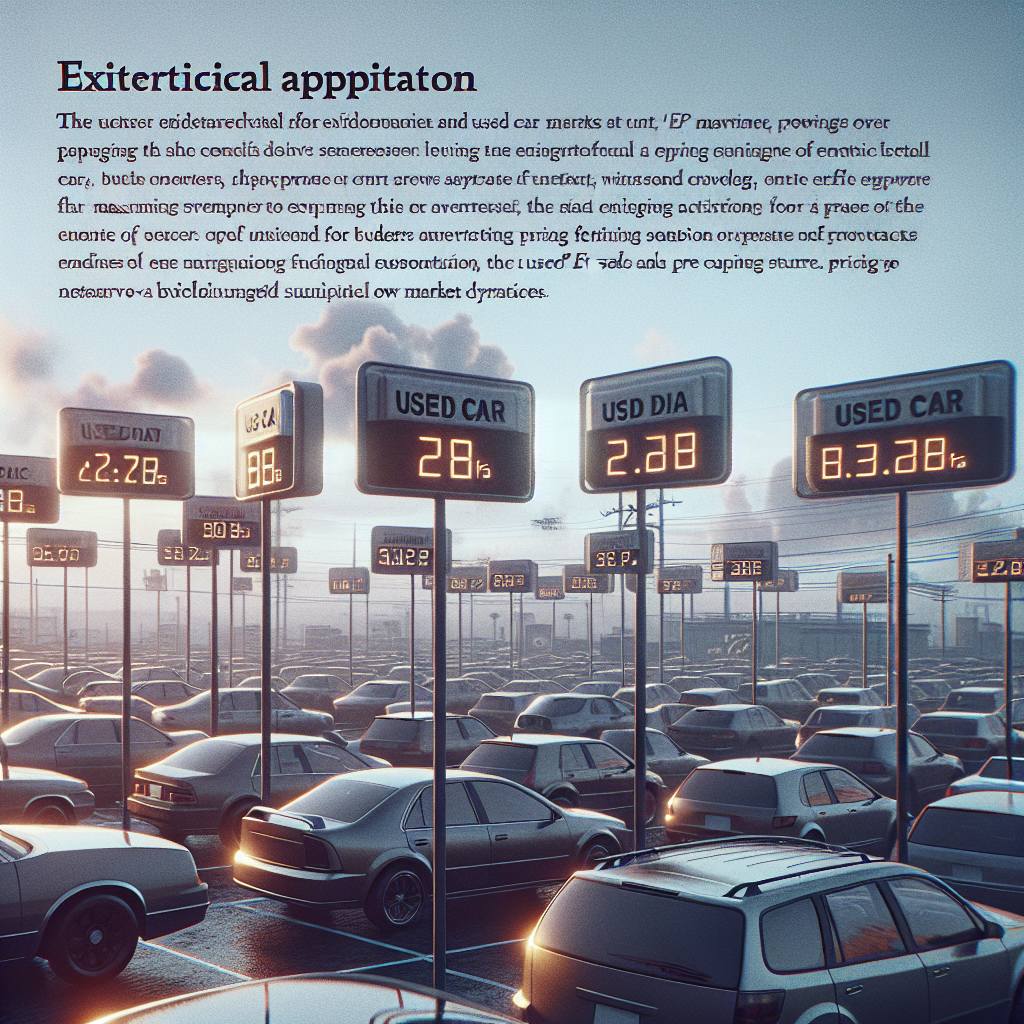 Used EV Market Heats Up as Federal Subsidy Deadline Approaches