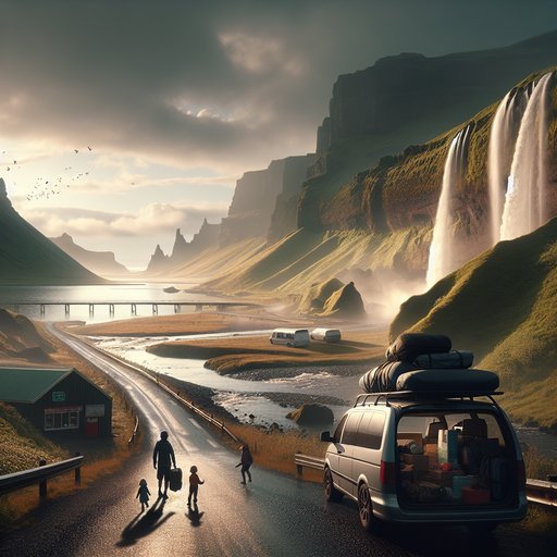 Family Summer Loop of Iceland’s Ring Road: Waterfalls, Paved Routes, and Full Beds